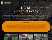 Tablet Screenshot of kodabow.com